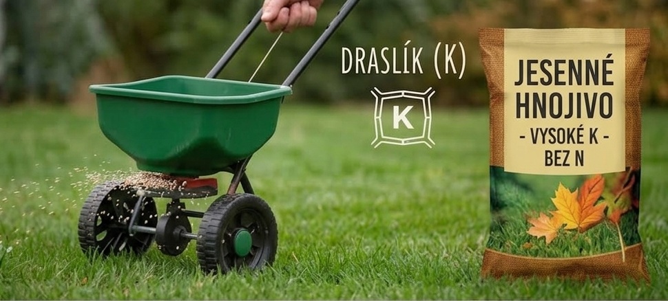 Jesenné hnojivo s vysokým obsahom draslíka bez dusíka